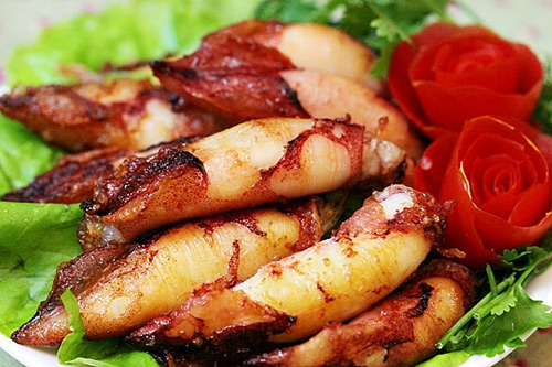 Muc trung chien nuoc mam